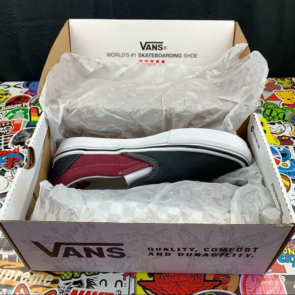 Vans Slip On Asphalt Pomegranate Women's Various Sizes - Picture 12 of 12